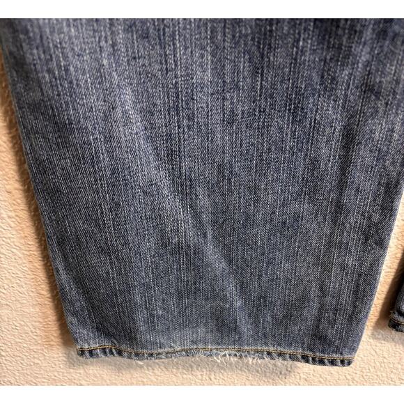 Seven 7 Relaxed Distressed Blue Denim Jeans Men's Size 32 Destroyed Western - Picture 6 of 12
